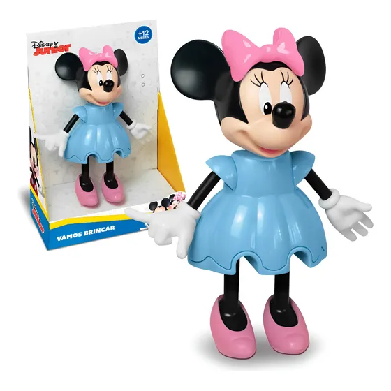 Minnie Mouse Boneca Vamos Brincar Disney - Elka
