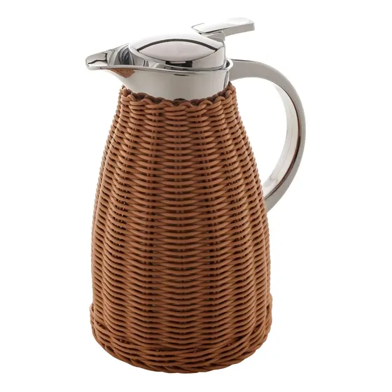 Garrafa Térmica Wolff De Aço Inox Marrom