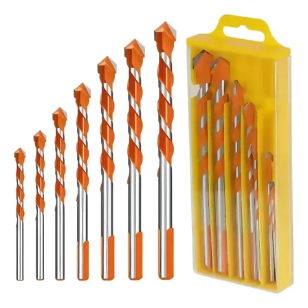 Kit 7 Brocas Escareadoras Rebaixo De Parafuso Madeira 3-12mm