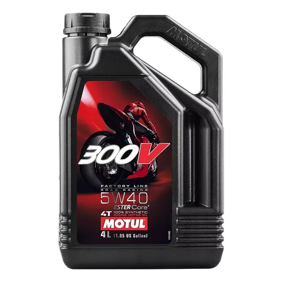 Óleo Motul 300v 5w40 4t Sint Factory Line Galão 4 Lts
