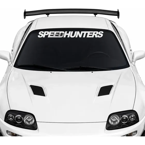 Adesivo Faixa Parabrisa Speedhunters Carro Sportivo Tunado