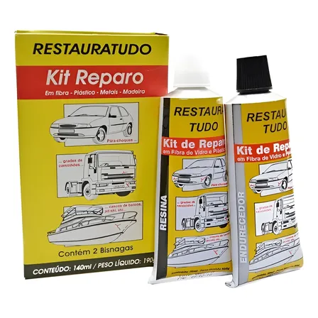 Cola Kit Restaurador Reparo Parachoque (vedachoque) 190gr