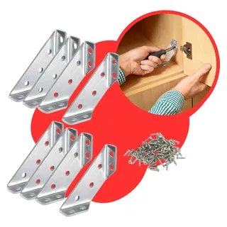 Kit 8 Reforço Universal Para Moveis Cadeiras Armários Mesas