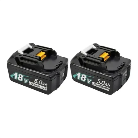 Kit 2 Bateria Compativel 5ah 20v Para Makita