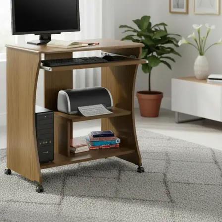 Mesa Escritorio Ditália Mc-153 Diamond Cor Marrom