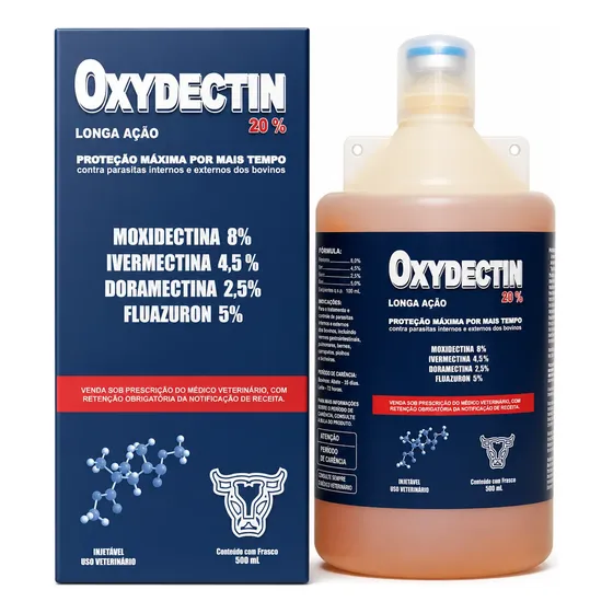 Oxydectin 500ml Endectocida Veterinário Bovino