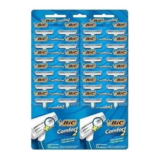 Aparelho De Barbear Bic Com 24 Unidades