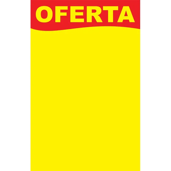 Cartaz Oferta Supermercado - 65x46 Cm - 100 Unidades