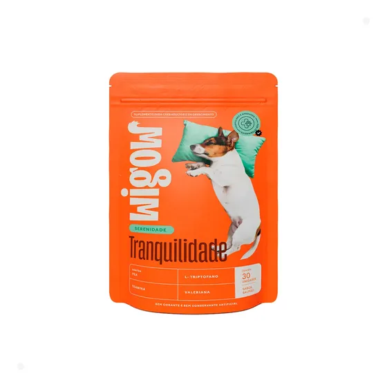 Suplemento Para Cães Wigow Tranquilidade Sabor Salmão 84g