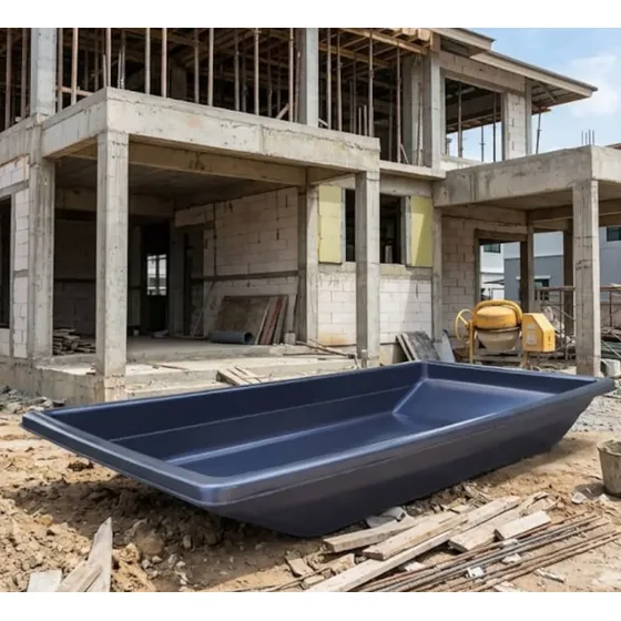 Masseira Caixa Para Massa Pedreiro Construção 500 Litros