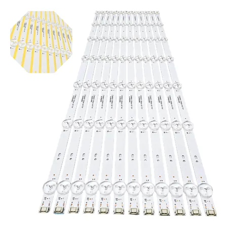 Kit 12 Barras Led Compatível Ptv65g3bgtssbl Ptv65g3bg