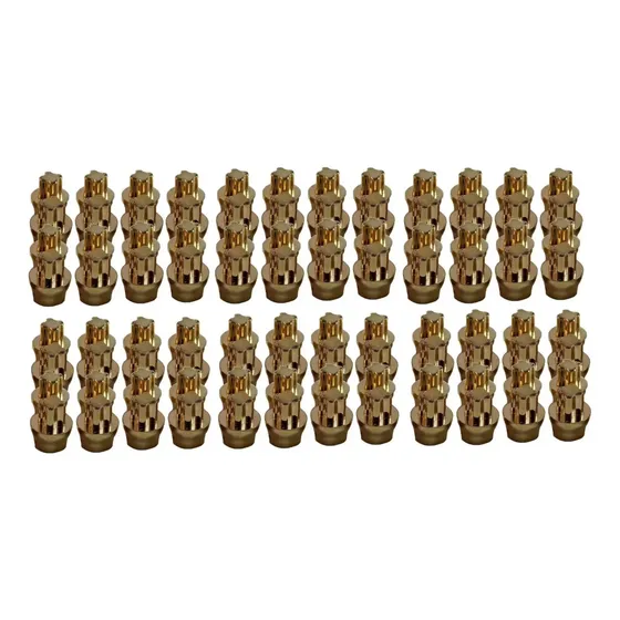 Kit C/120 Rebite Dourado Pino Lateral Roda Big Brw 900 Bbs