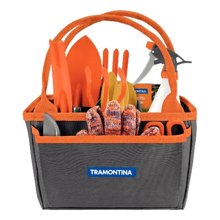Kit Para Jardinagem Tramontina Com Bolsa De Lona 13 Peças