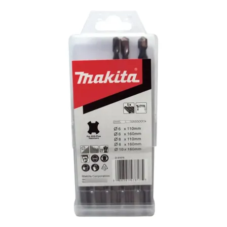 Jogo De Brocas Concreto Makita Sds-plus 5 Peças
