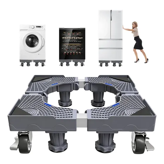 Suporte Base Máquina Lavar 13kg+ Ajustável Universal 200kg