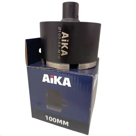 Serra Copo Diamantada Aika 100mm X 85mm Rosca M16 - Novidade
