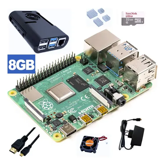 Computador Raspberry Pi 4 Pi4 8gb Model B