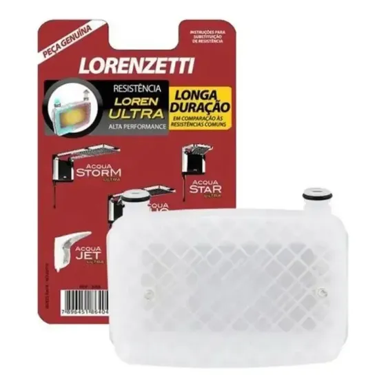 Resistência Lorenzetti para Ducha Acqua Ultra 220V 7800W 3065B
