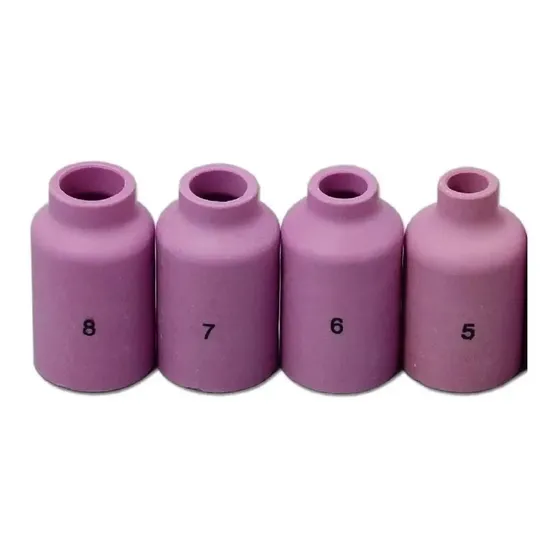 Bocal Cerâmico Para Gás Lens Tocha Tig 17/18/26 - 20 Peças