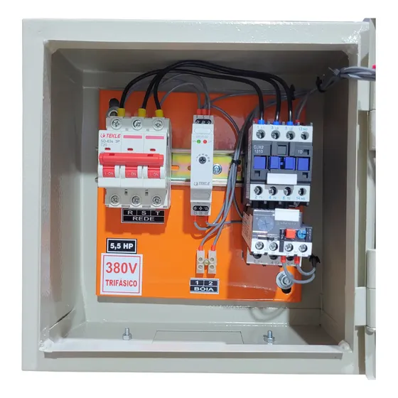 Painel Para Bomba Submersa 5,5cv Tri 380v-va