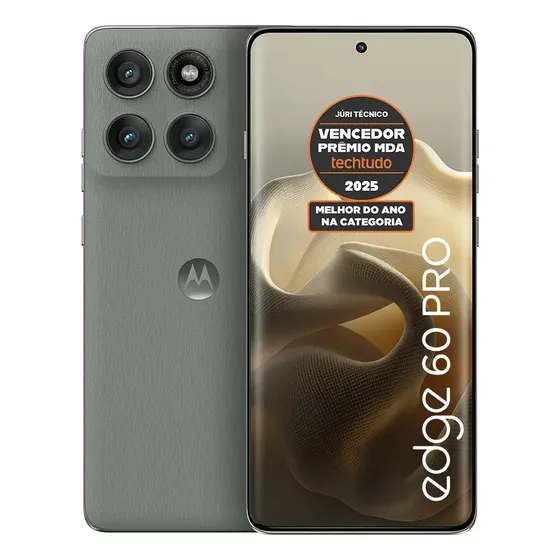Smartphone Motorola Edge 60 Pro 5g - 512gb 12gb Ram+12gb Ram Boost, Tela Quad-curve Moto Ai 50mp Sony Camera Ultrarresistencia Militar Ip68 + Ip69 - Cinza (Novo com caixa aberta)