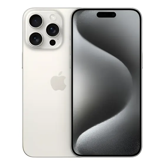 Apple iPhone 15 Pro Max (256 GB) - Titânio Branco (Novo com caixa aberta)