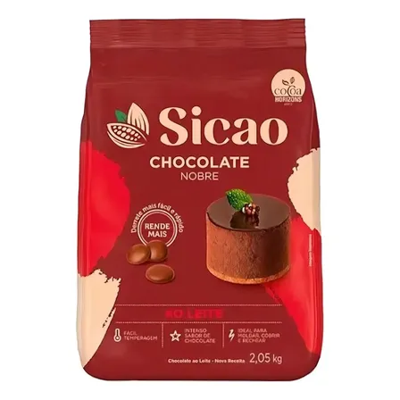 Gotas Sicao De Chocolate Ao Leite Gold 2,05kg