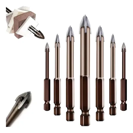 Maxfuro Broca Indestrutível Universal Fura Tudo Jogo 7pcs