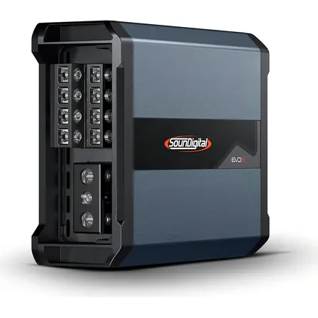 Modulo Amplificador Soundigital 1200.4 Evo5 4 Canais 4 Ohms - Bridge 2 Ohms 1200wrms Preto