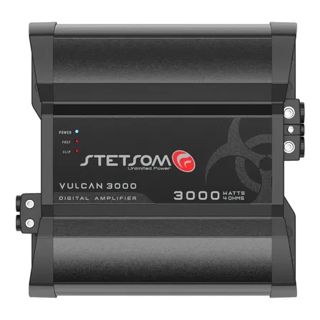 Modulo Amplificador Stetsom Vulcan 3000 4 Ohms 1 Canal 3000w Rms Preto