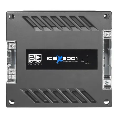 Módulo Amplificador Banda ICE X 2001 2000W RMS 1 Canal 1 Ohm