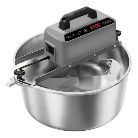 Mexedora Elétrica Doces e Massas 21L Inox Saro PA21R Velocidade Digital