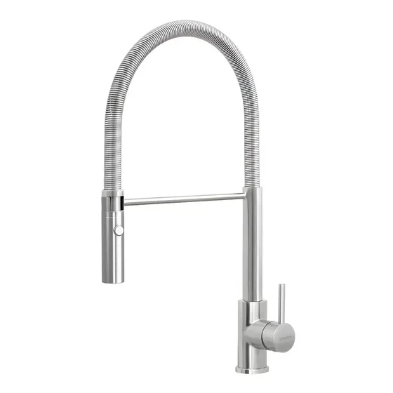 Monocomando Tramontina Versatile com Bica Móvel Cor Inox