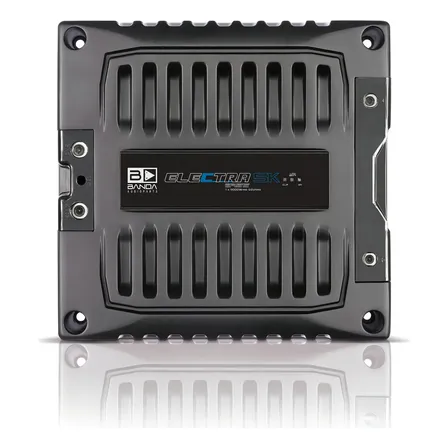 Modulo Amplificador Banda Electra 5k2 5000 Rms 2 Ohm Grave Cor Preto