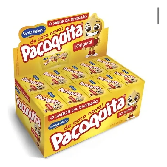Paçoca Santa Helena Paçoquita Quadrada 50undx20g
