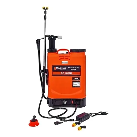 Pulverizador Costal 16l A Bateria 12v Pc16mbtk Tekna
