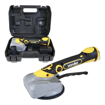 Máquina De Assentar Piso Vonder MAP120 Cor Amarelo/Preto 12V 120W
