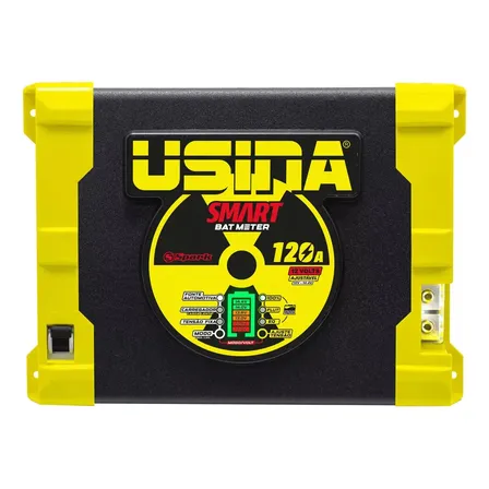 Fonte Automotiva Usina Spark 120a Battery Meter 1500w Bivolt Carro Amarelo
