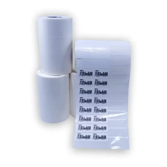 10 Rolos Etiqueta Opção Etiquetas 95x15 Bopp Adesiva Otica E Joia 95x15 Cor Branca