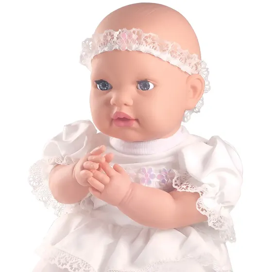 Boneca Minha Primeira Oração Reza Pai Nosso 44cm Milk Brinquedos
