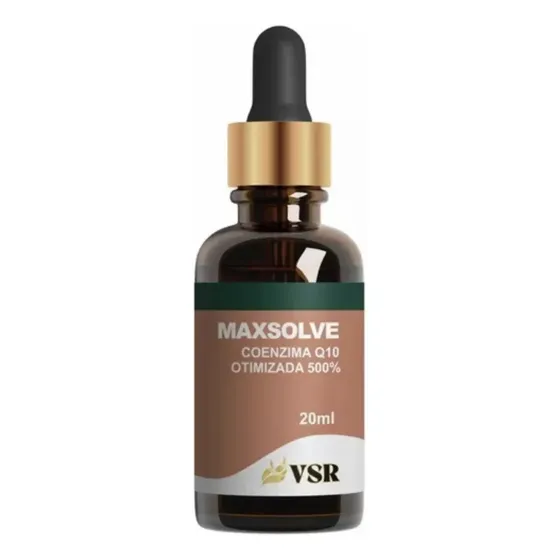 1 Maxsolve - Coenzima Q10 Inteligente 500% Otimizada - 20ml Sabor CHEGA AMANHA