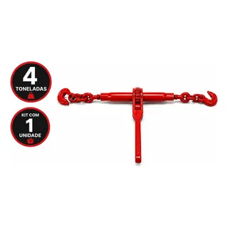 Tensionador Corrente Aço Catraca 3/8 1/2 10-13mm Carga 4t