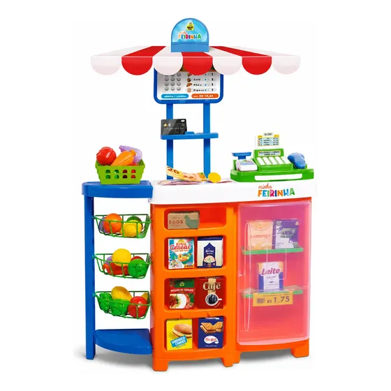 Brinquedo Minha Mini Feirinha Infantil Completa