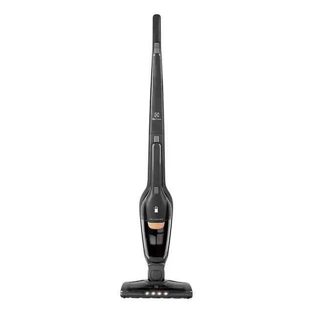 Aspirador de Pó Vertical Sem Fio Electrolux Ergorapido 2 em 1 Luz LED até 30 min Cinza (ERG24C) Bivolt