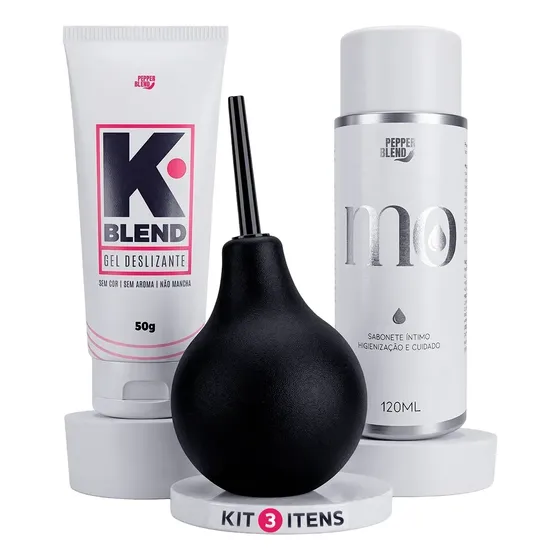 Kit 3 Ducha Íntima Higiene Ginecológica Gel Sabonete Procto Higienizador Para Lavar