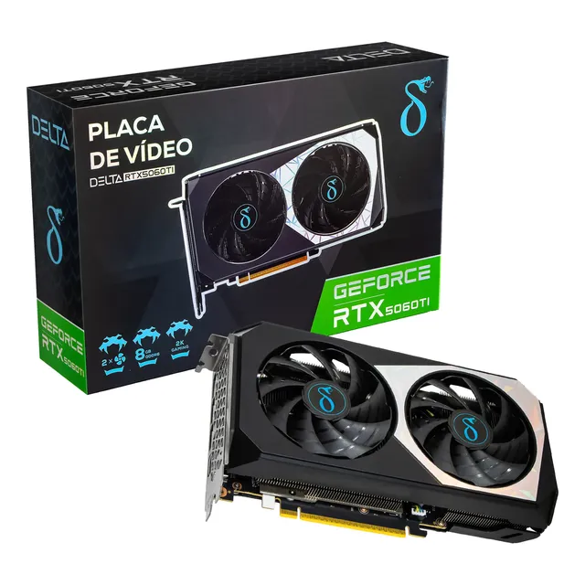 Placa De Vídeo Geforce Rtx 5060 Ti 8gb Nvdia Gddr7
