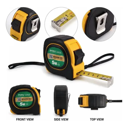 Trena Métrica De Aco Ryoku 5mx19mm Trava Automatica