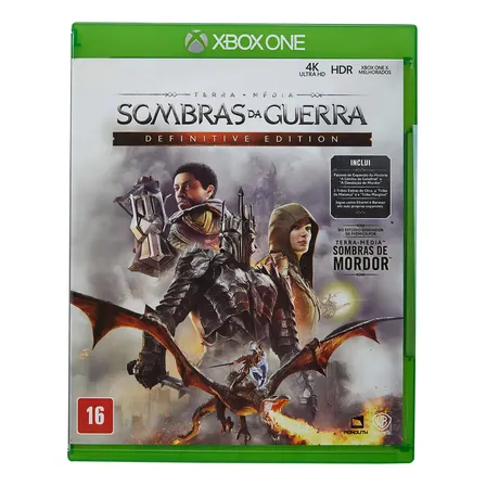 Sombras Da Guerra Definitive Edition (mid Física) Xbox One