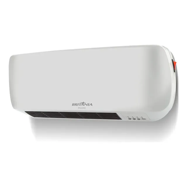Aquecedor Britânia De Parede 1500w 2 Em 1 Baq2200b Cor Branco 127v