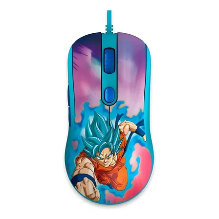 Mouse Gamer Akko Dragon Ball Super Saiyajin Blue Ag325 Usb Cor Azul